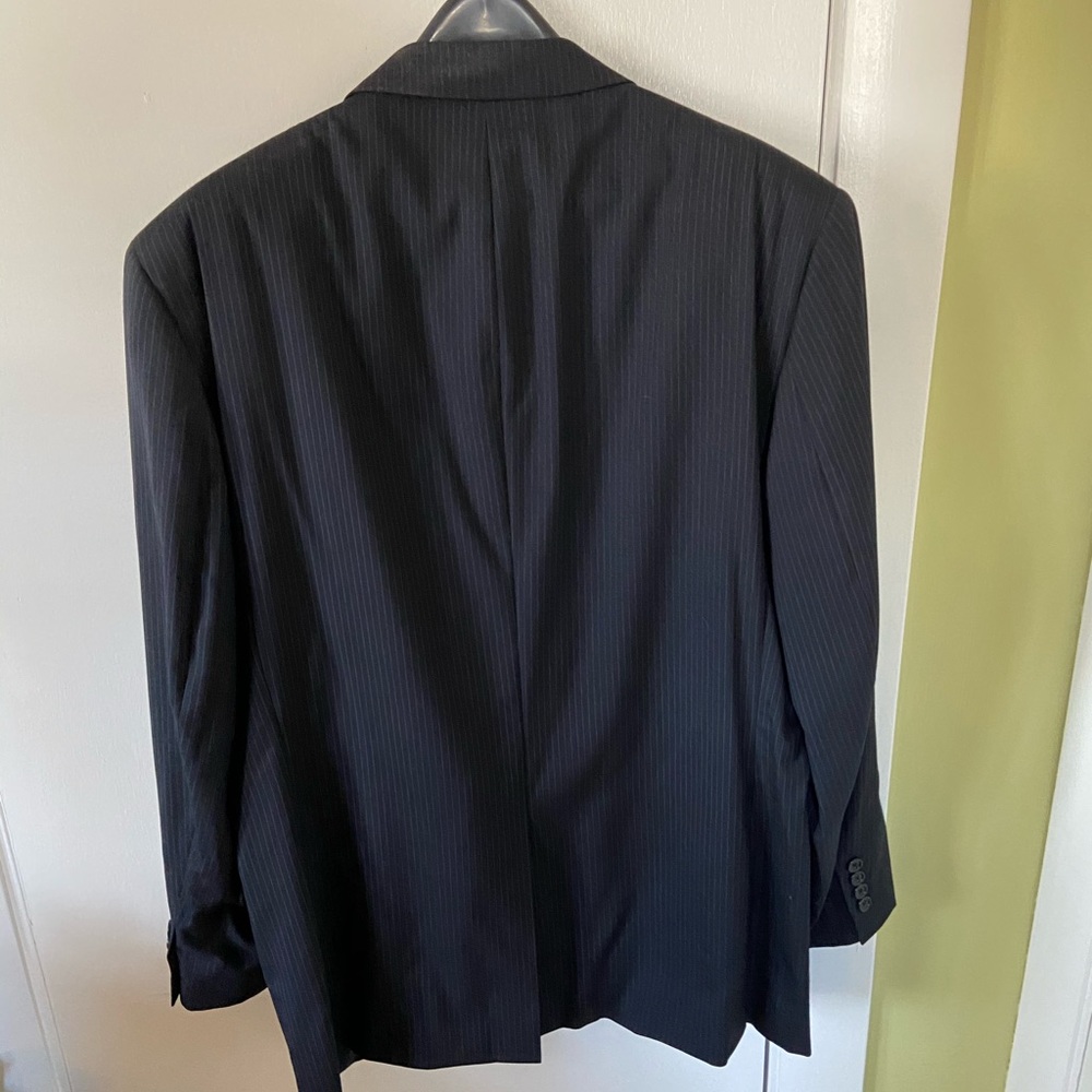 Charcoal pinstriped Jos. A. Bank suit jacket